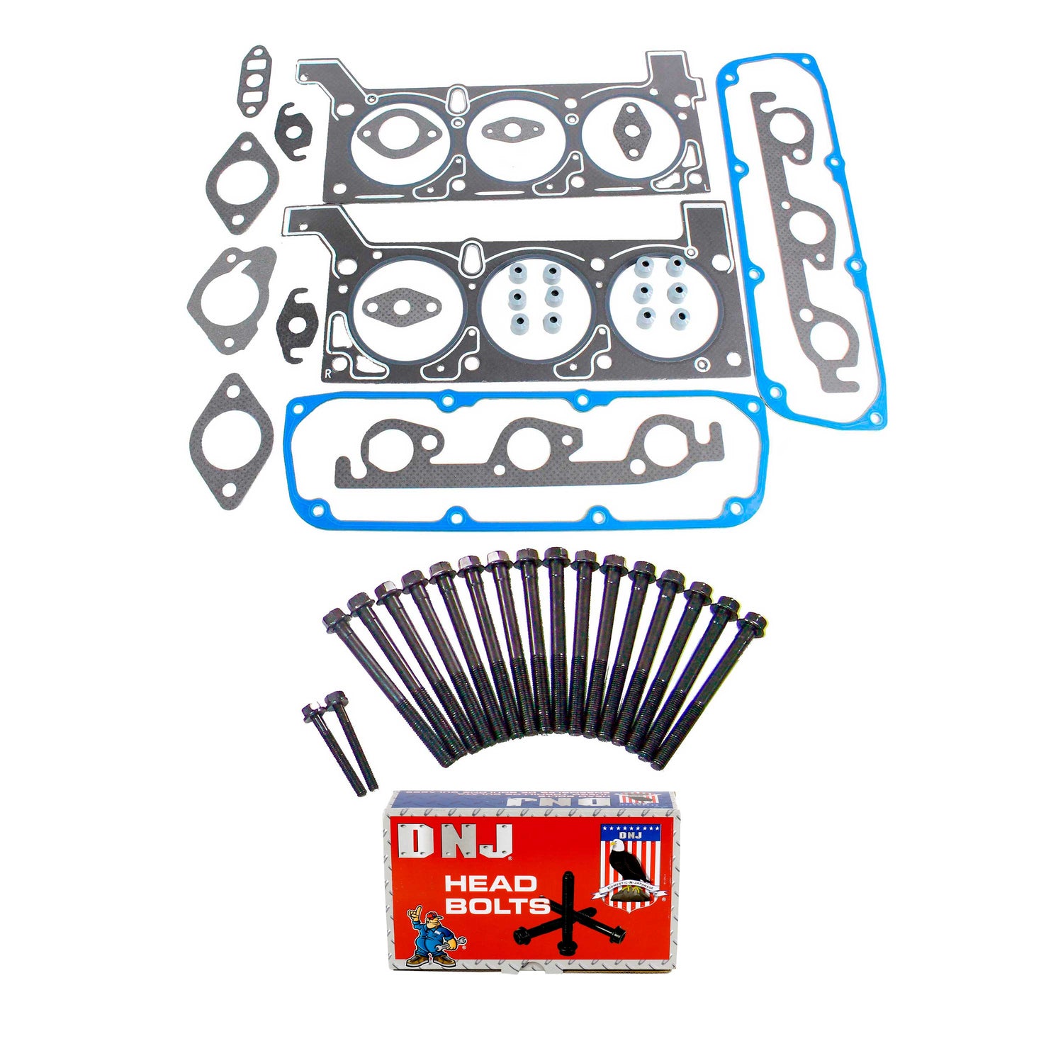 Cylinder Head Gasket set with Head Bolt Kit 1990-1996 Chrysler,Dodge,Eagle,Plymouth 3.3L