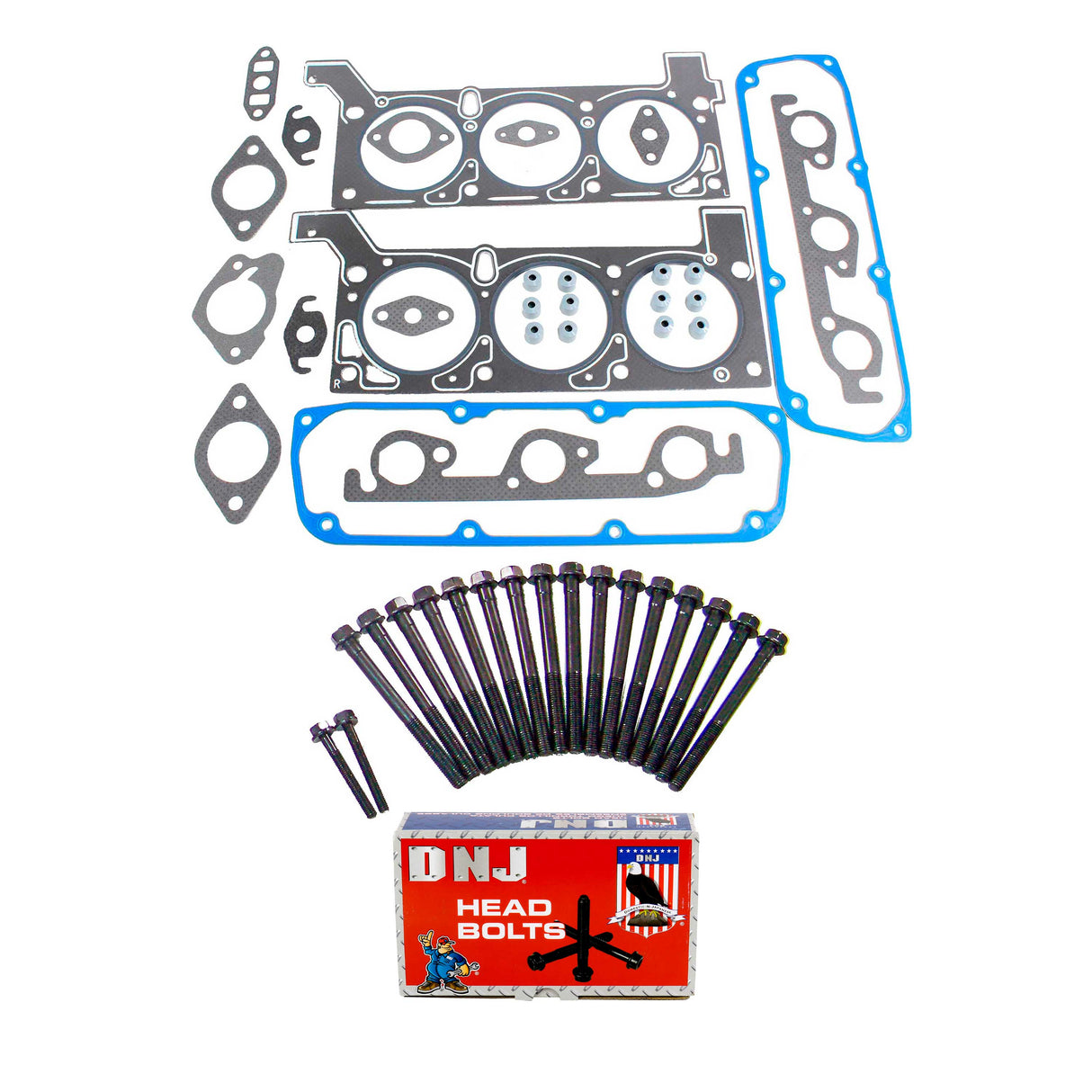 Cylinder Head Gasket set with Head Bolt Kit 1990-1996 Chrysler,Dodge,Eagle,Plymouth 3.3L