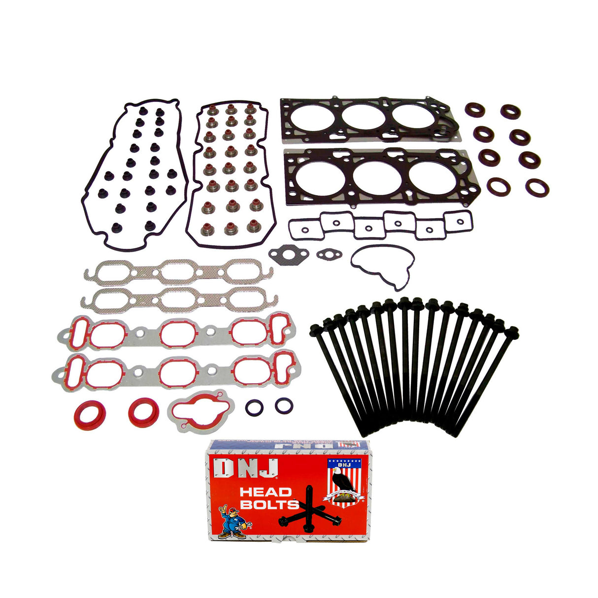 Cylinder Head Gasket set with Head Bolt Kit 1999-2002 Chrysler,Dodge,Plymouth 3.5L