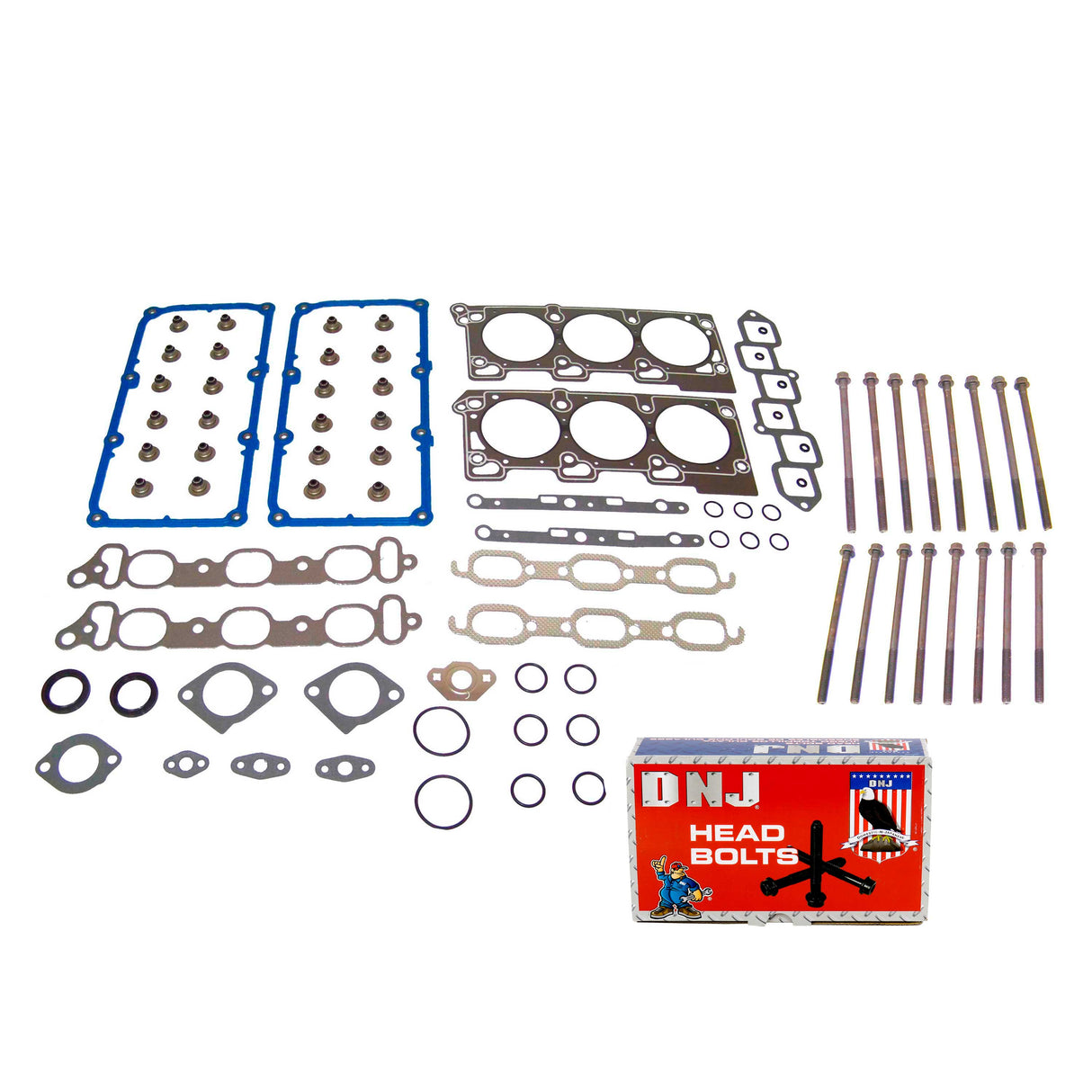 Cylinder Head Gasket set with Head Bolt Kit 1993-1997 Chrysler,Dodge,Eagle,Plymouth 3.5L