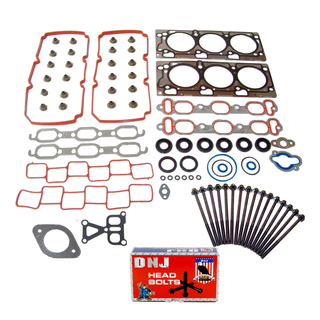Cylinder Head Gasket set with Head Bolt Kit 2007-2010 Chrysler,Dodge 3.5L