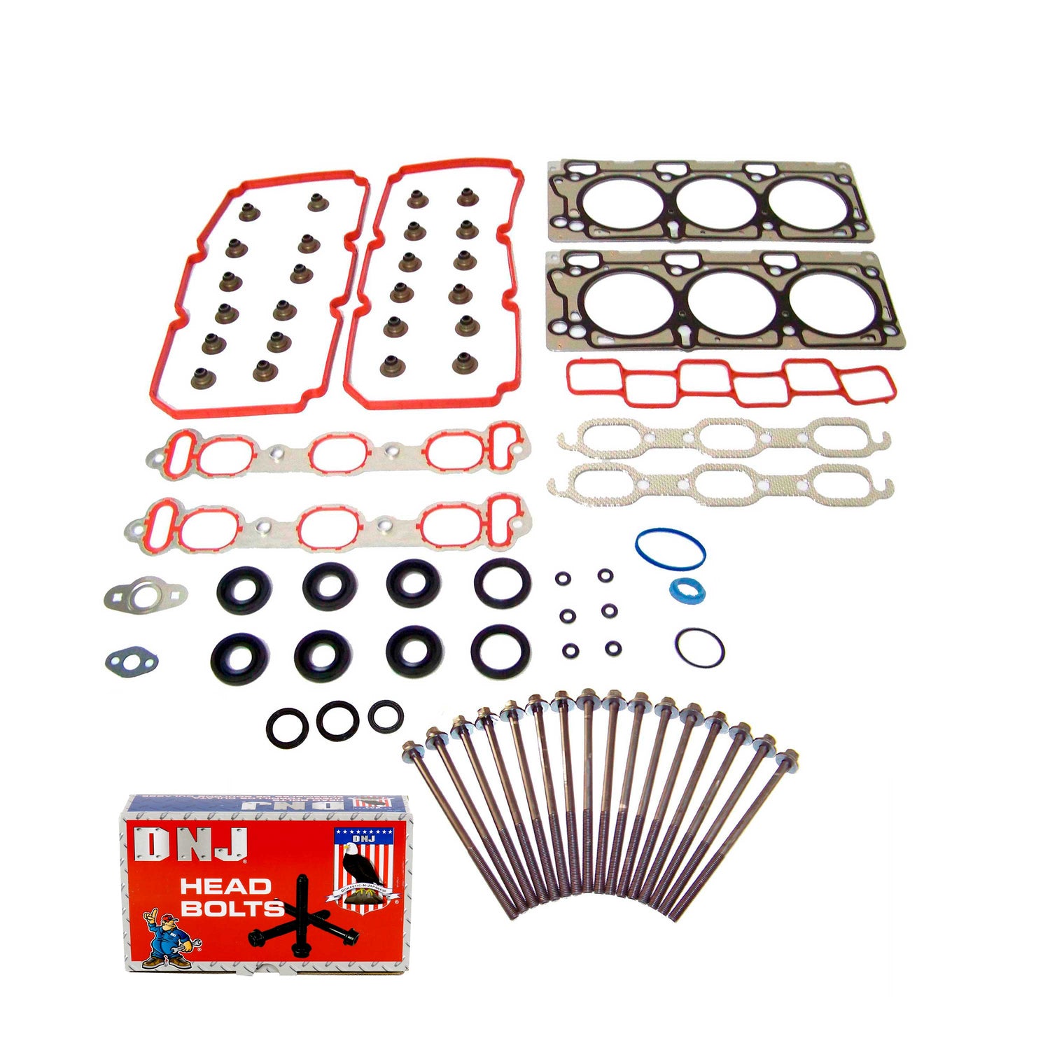 Cylinder Head Gasket set with Head Bolt Kit 2007-2011 Chrysler,Dodge,Volkswagen 4.0L
