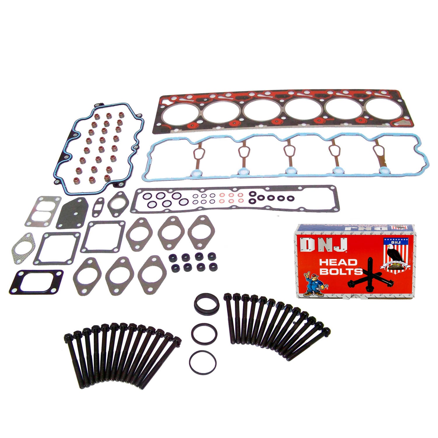 Cylinder Head Gasket set with Head Bolt Kit 1998-2002 Dodge 5.9L