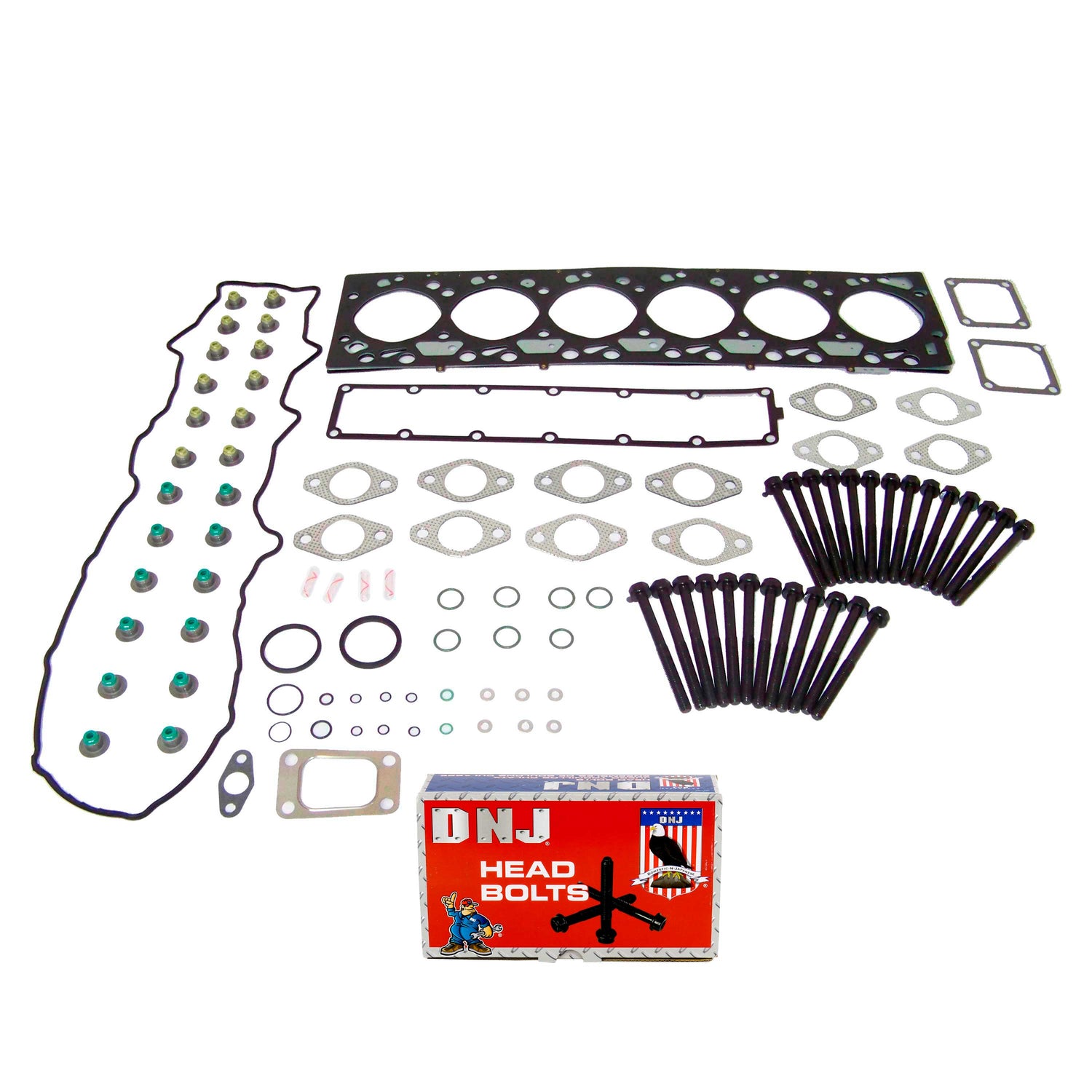 Cylinder Head Gasket set with Head Bolt Kit 2003-2009 Dodge 5.9L