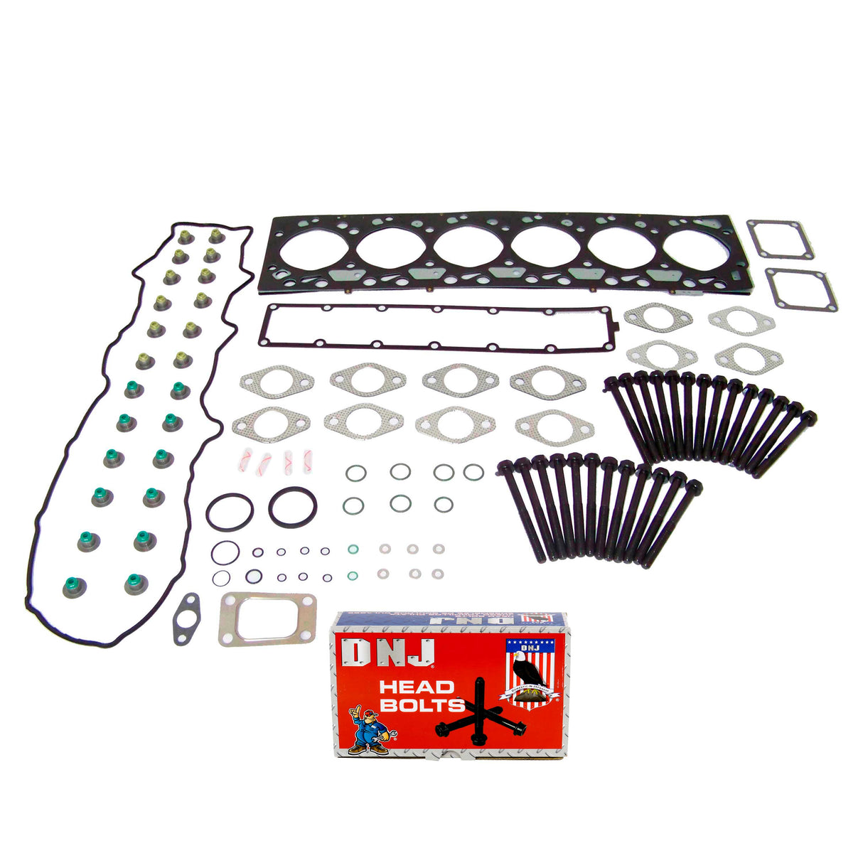 Cylinder Head Gasket set with Head Bolt Kit 2003-2009 Dodge 5.9L