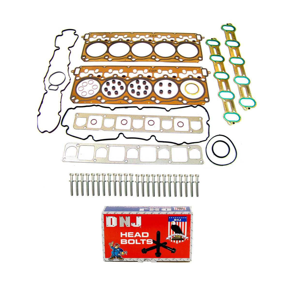 Cylinder Head Gasket set with Head Bolt Kit 2003-2006 Dodge 8.3L V10