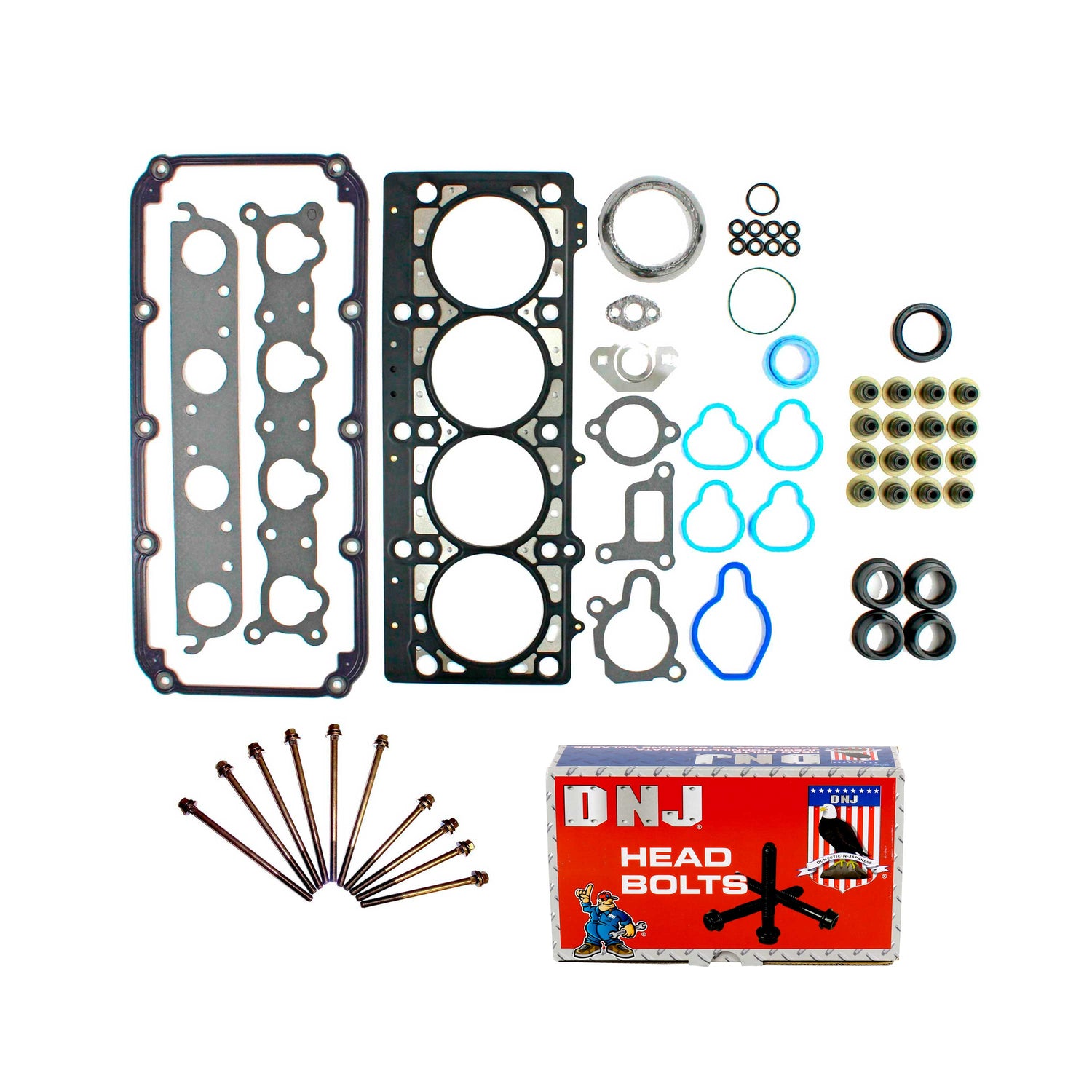 Cylinder Head Gasket set with Head Bolt Kit 1995 Dodge,Plymouth 2.0L