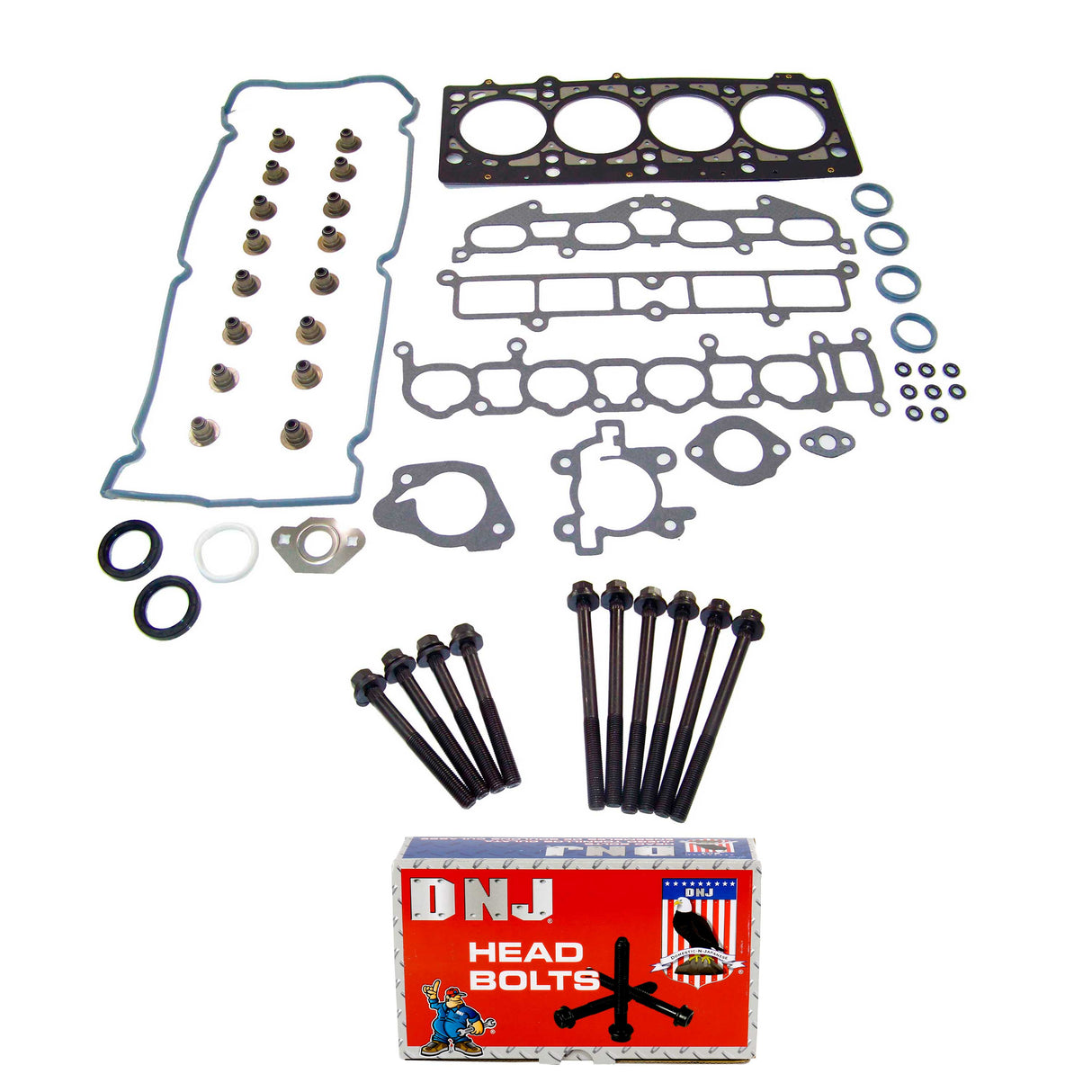 Cylinder Head Gasket set with Head Bolt Kit 1995-2000 Chrysler,Dodge,Plymouth 2.4L