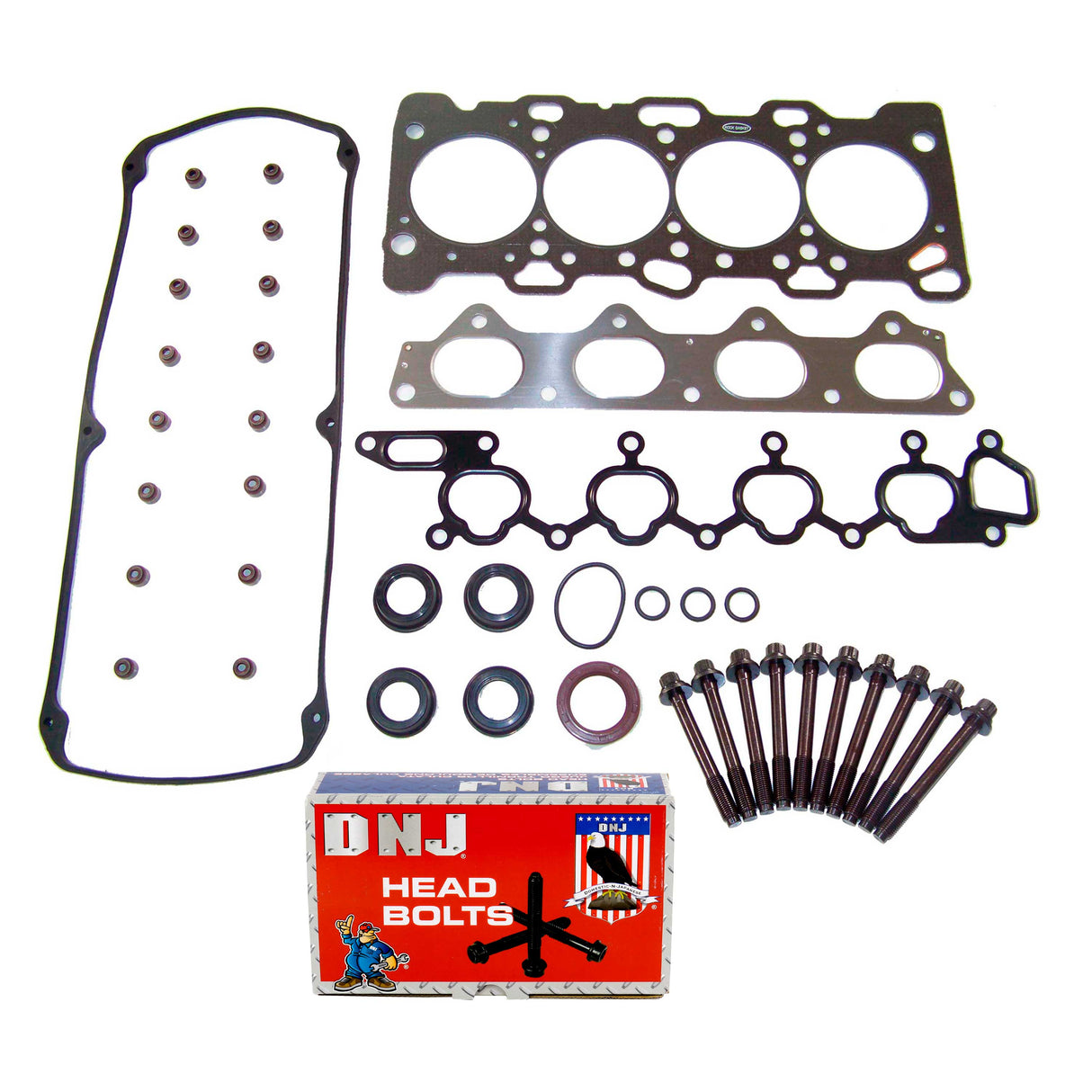Cylinder Head Gasket set with Head Bolt Kit 1997-1999 Mitsubishi 2.4L