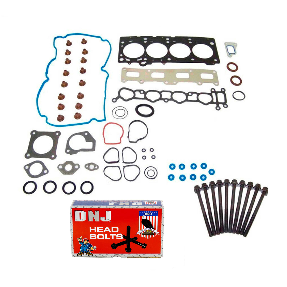 Cylinder Head Gasket set with Head Bolt Kit 2002-2007 Chrysler,Dodge 2.4L