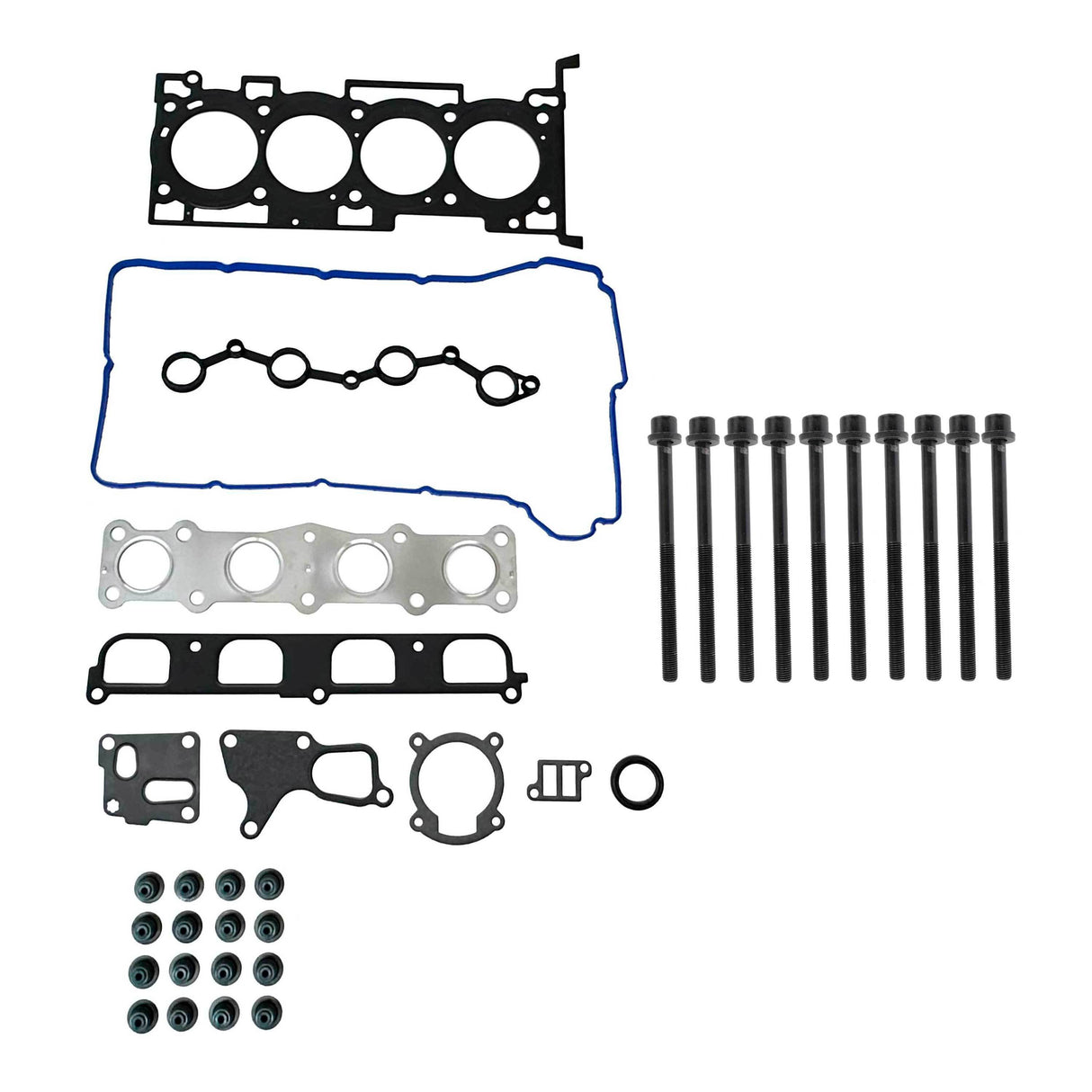 Cylinder Head Gasket set with Head Bolt Kit 2010-2012 Hyundai 2.0L