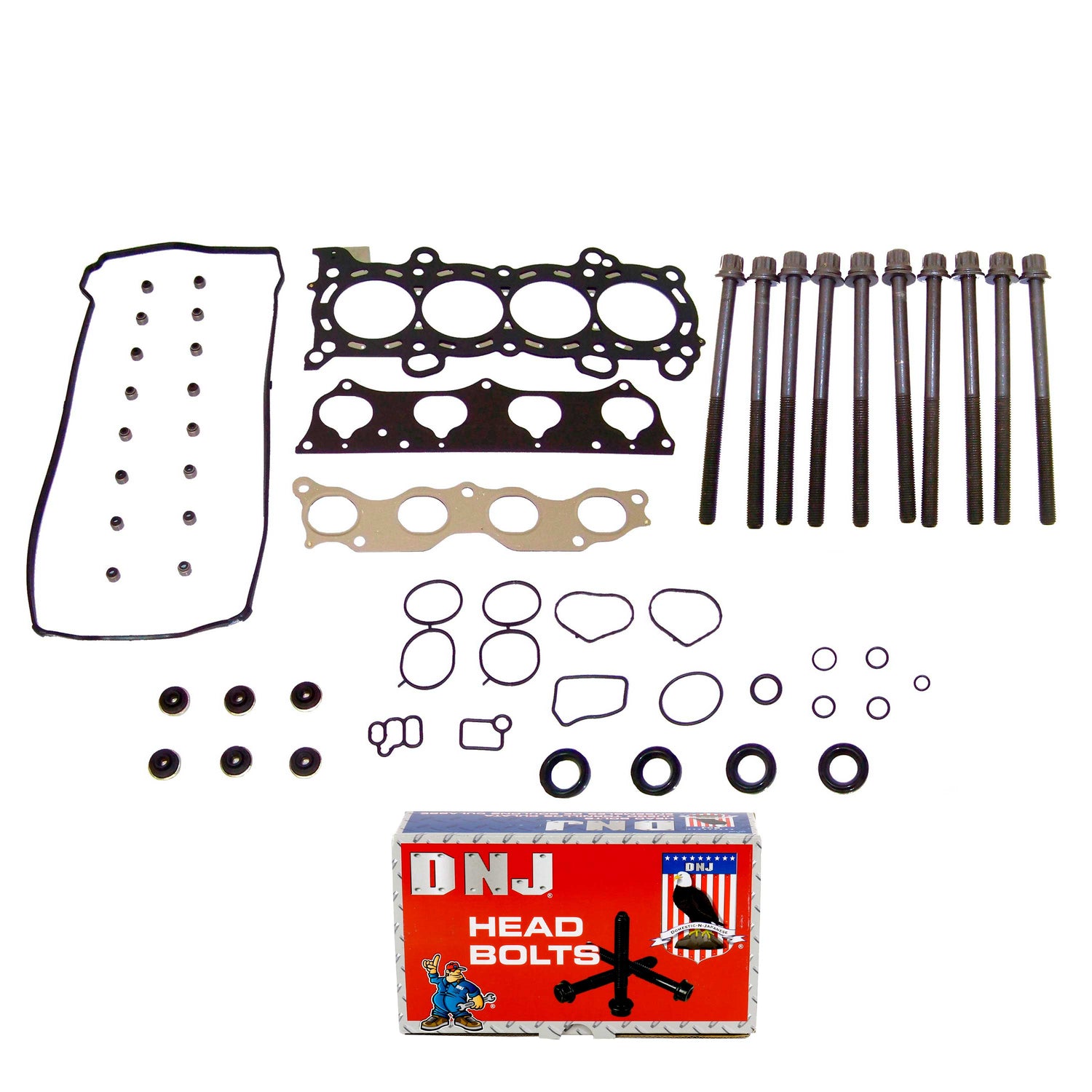 Cylinder Head Gasket set with Head Bolt Kit 2002-2006 Acura,Honda 2.0L