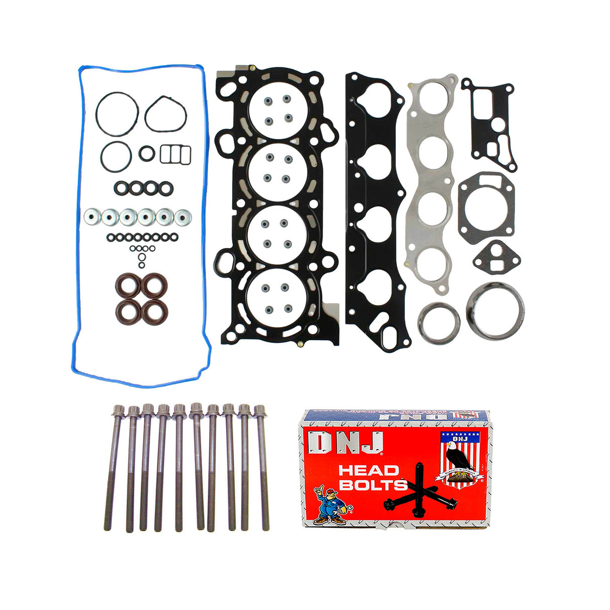 Cylinder Head Gasket set with Head Bolt Kit 2006-2011 Honda 2.0L