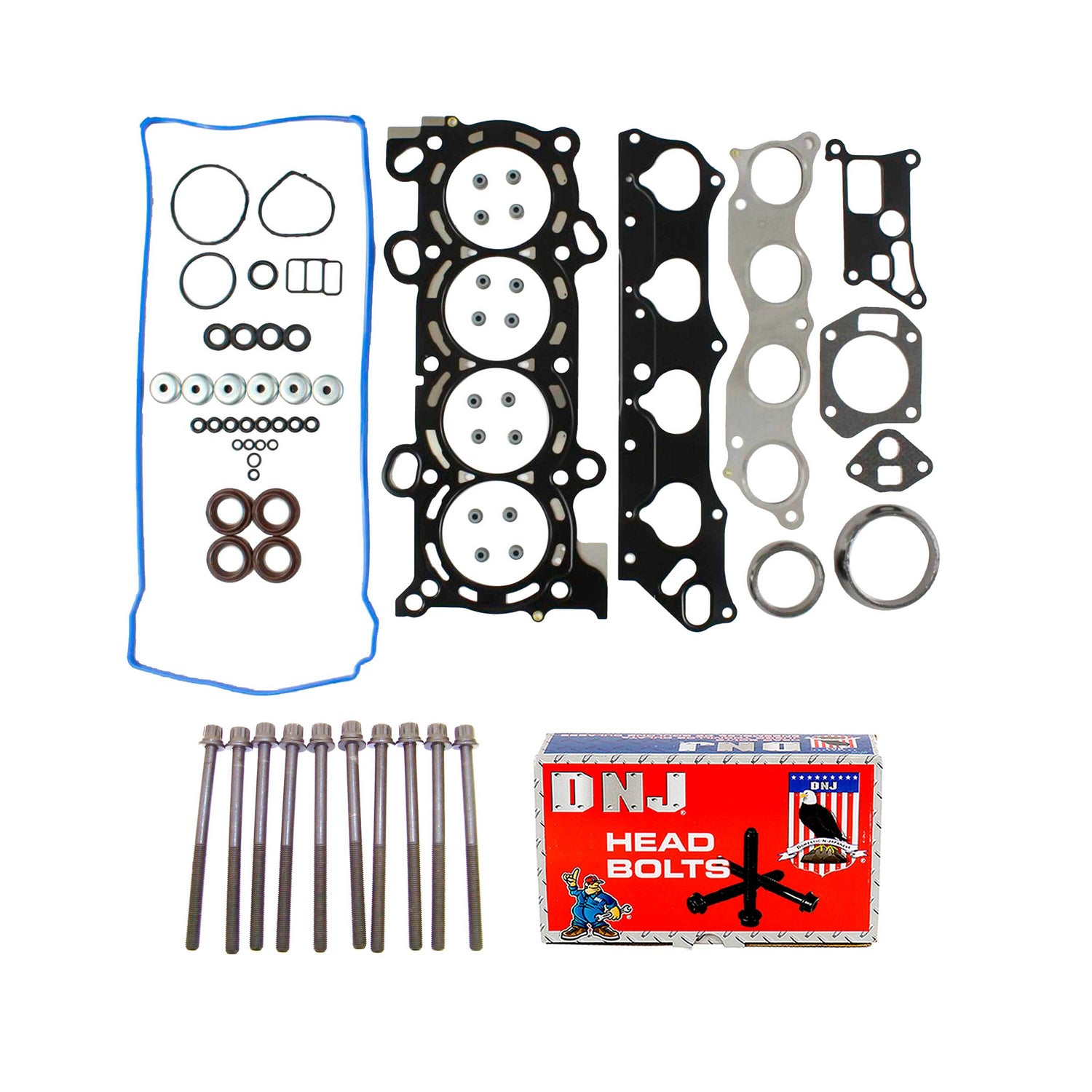 Cylinder Head Gasket set with Head Bolt Kit 2006-2011 Honda 2.0L