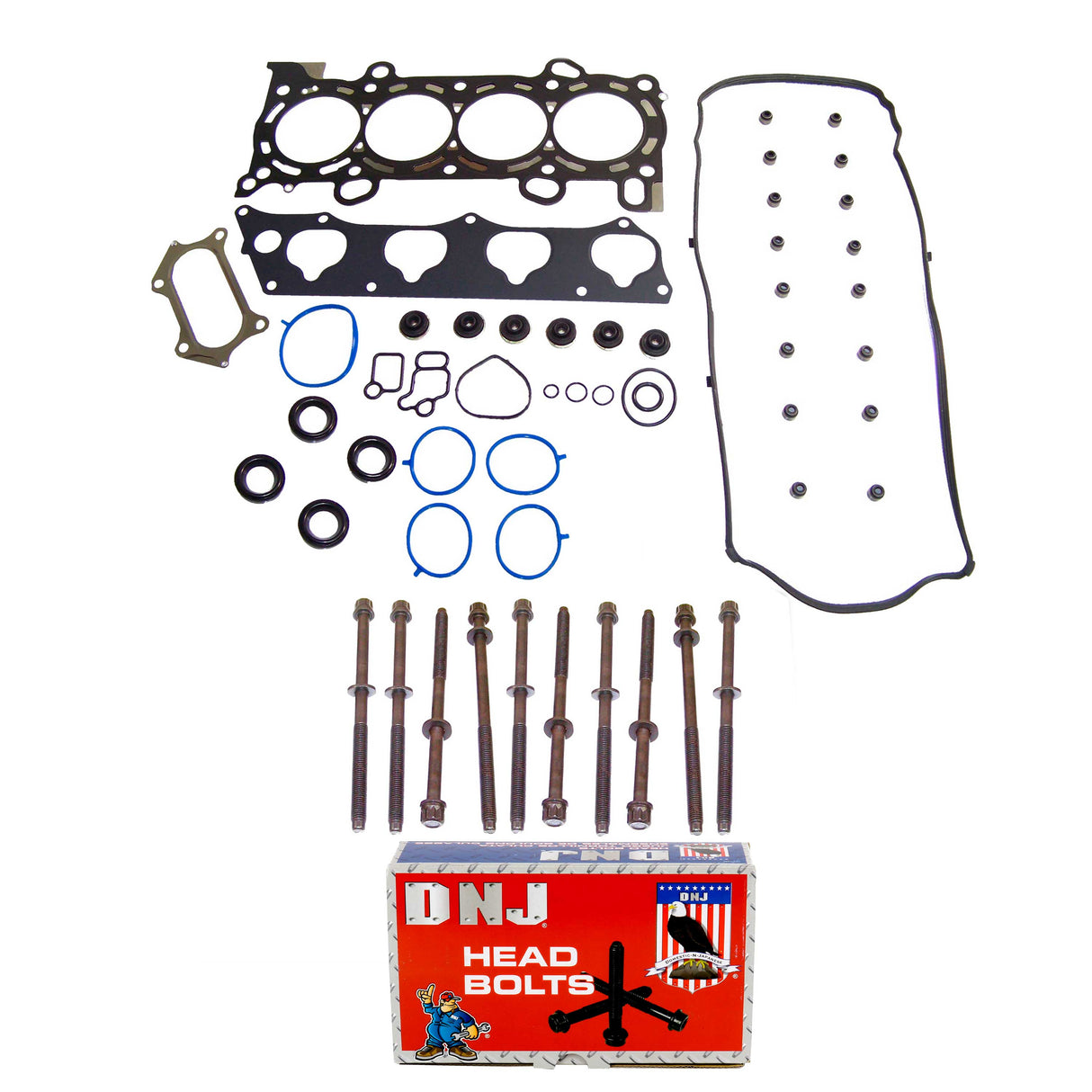 Cylinder Head Gasket set with Head Bolt Kit 2008-2015 Acura,Honda 2.4L