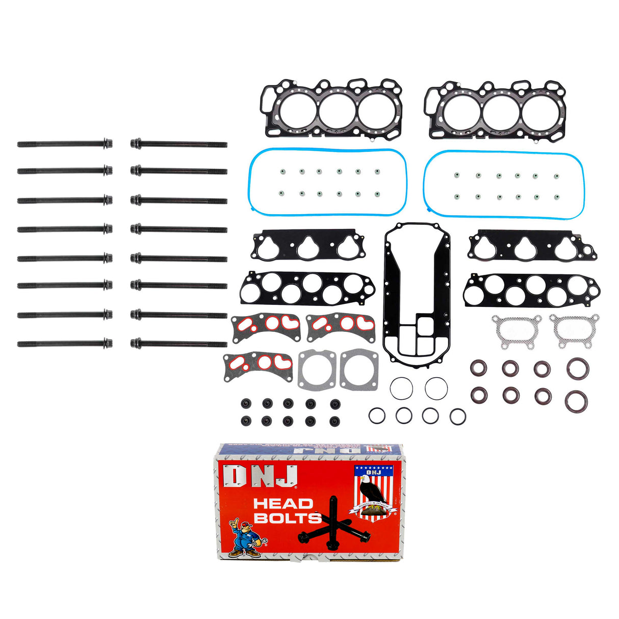 Cylinder Head Gasket set with Head Bolt Kit 2003-2010 Acura,Honda 3.2L-3.5L