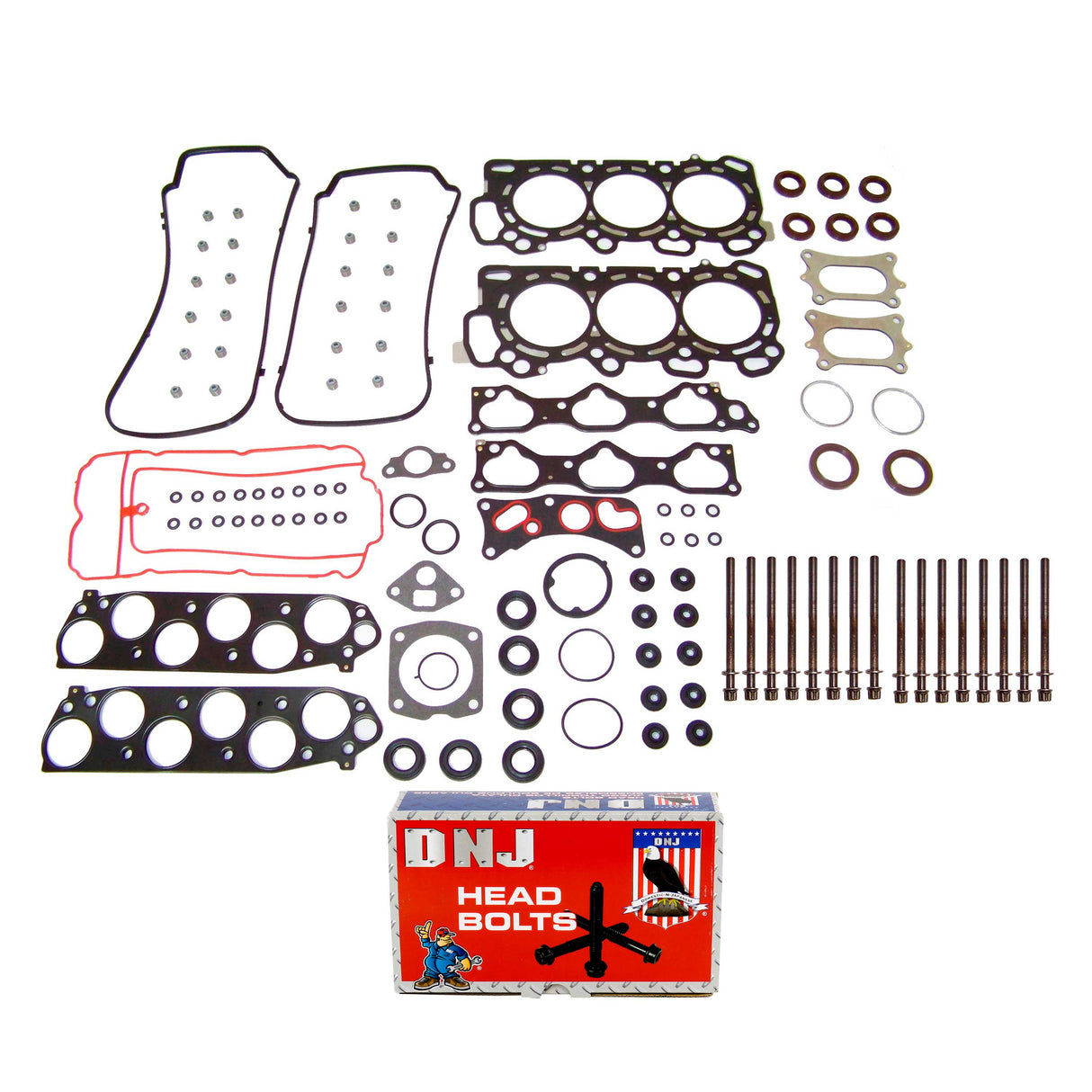 Cylinder Head Gasket set with Head Bolt Kit for 2008-2017 Acura & Honda 3.5L V6