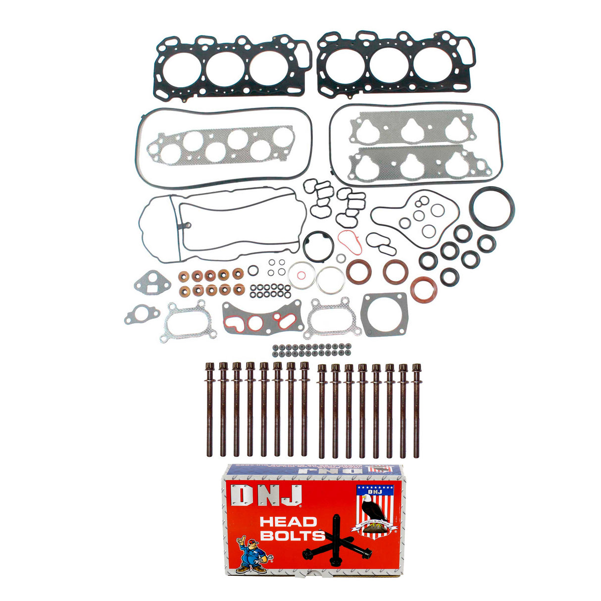 Cylinder Head Gasket set with Head Bolt Kit 2005-2007 Honda 3.0L