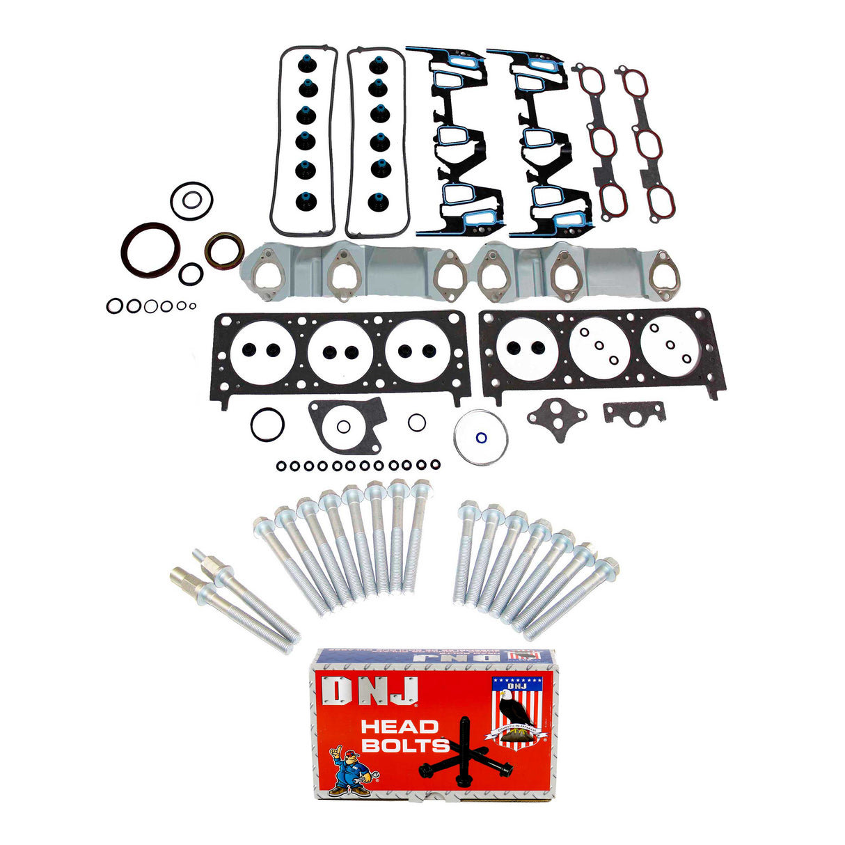 Cylinder Head Gasket set with Head Bolt Kit 1996-1999 Chevrolet,Oldsmobile,Pontiac 3.4L