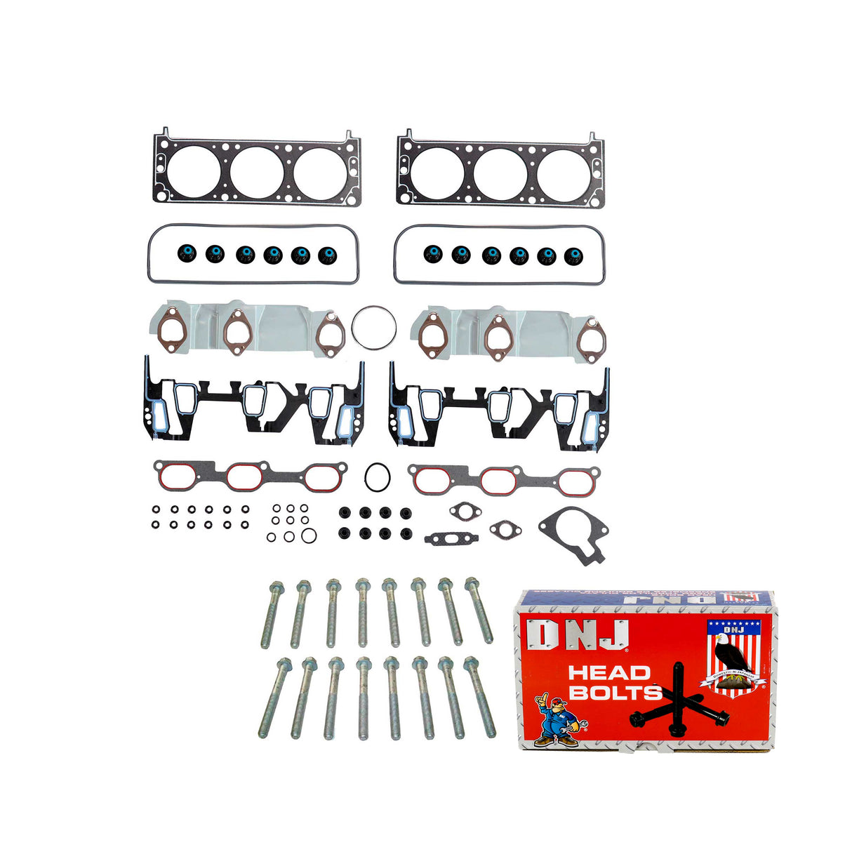 Cylinder Head Gasket set with Head Bolt Kit 2000-2003 Chevrolet,Oldsmobile,Pontiac 3.4L