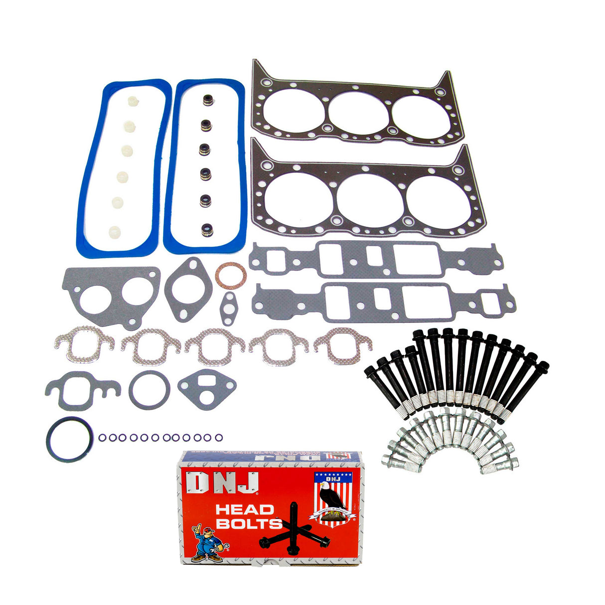 Cylinder Head Gasket set with Head Bolt Kit 1987-1992 Chevrolet,GMC,Oldsmobile 4.3L