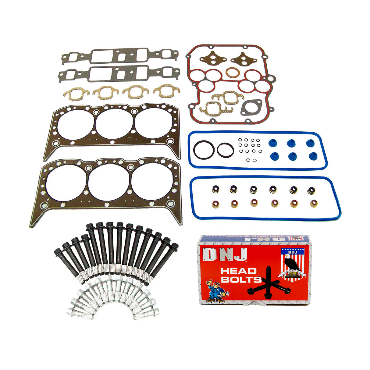 Cylinder Head Gasket set with Head Bolt Kit 1994-1995 Chevrolet,GMC,Oldsmobile 4.3L