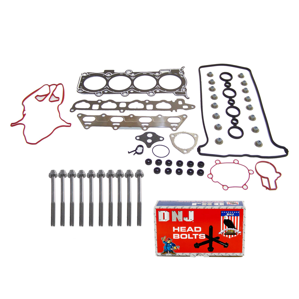 Cylinder Head Gasket set with Head Bolt Kit 1999-2002 Saturn 1.9L