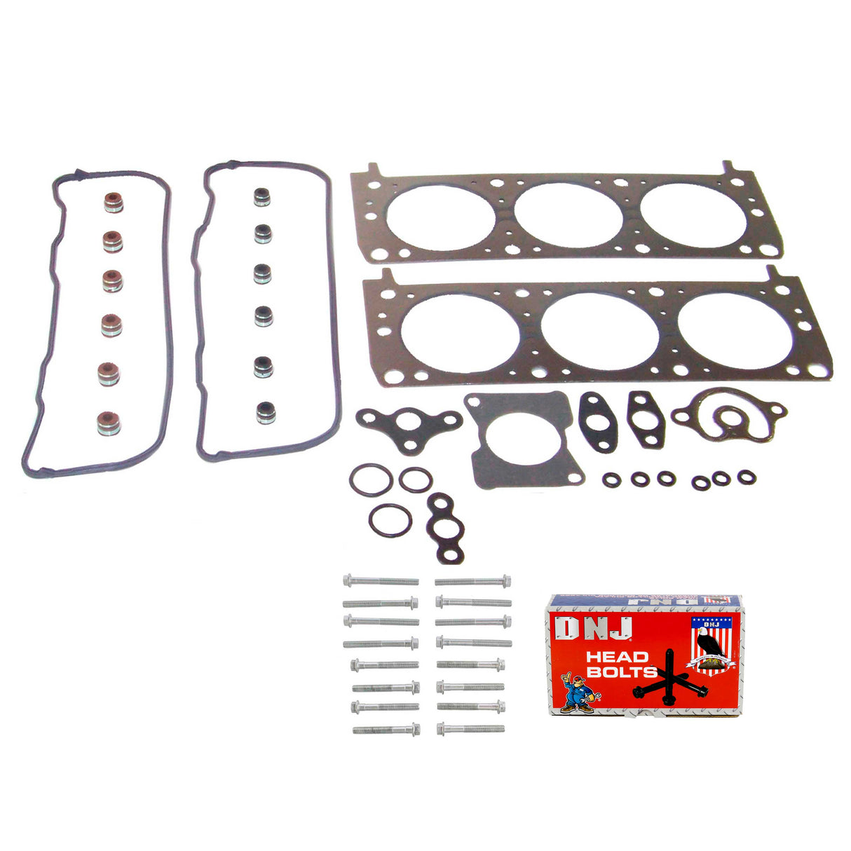 Cylinder Head Gasket set with Head Bolt Kit 1991-1994 Chevrolet,Pontiac 3.1L
