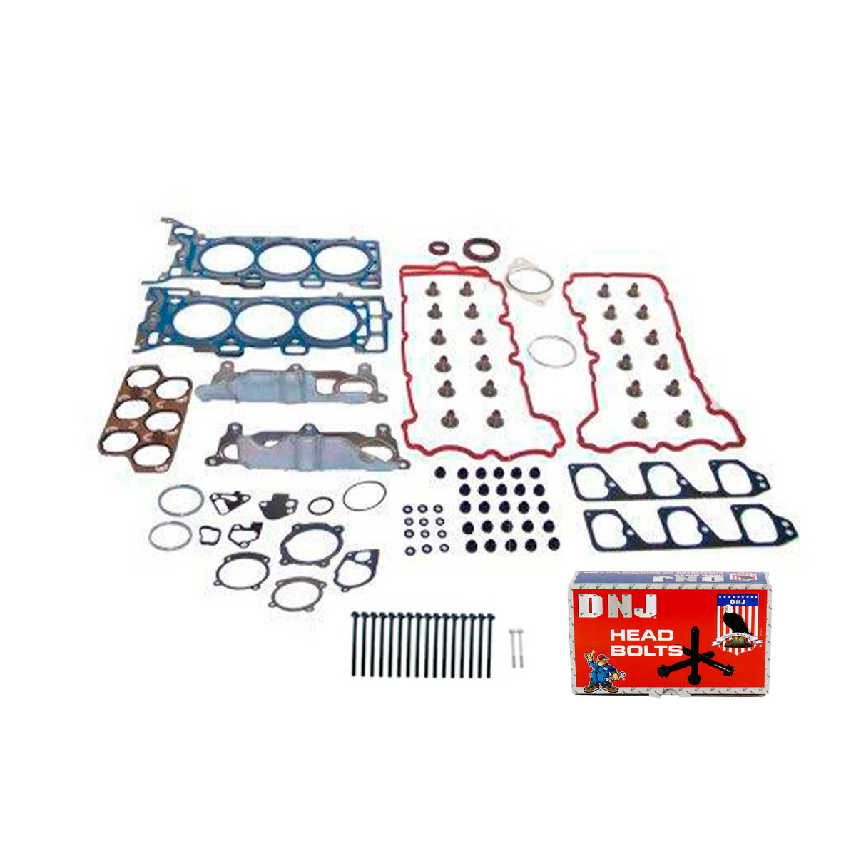 Cylinder Head Gasket set with Head Bolt Kit 2004-2009 Buick,Cadillac 3.6L