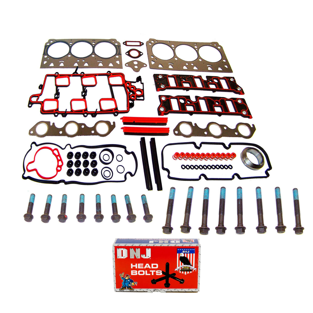Cylinder Head Gasket set with Head Bolt Kit 1995-1997 Buick,Oldsmobile,Pontiac 3.8L
