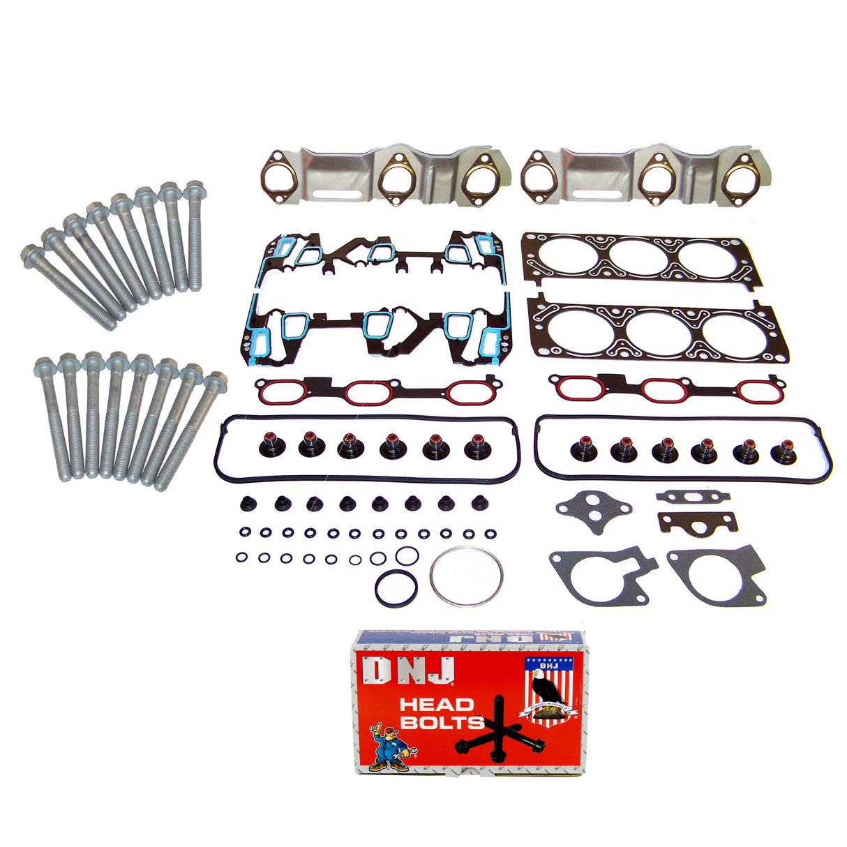 Cylinder Head Gasket set with Head Bolt Kit 1999-2003 Chevrolet,Oldsmobile 3.1L
