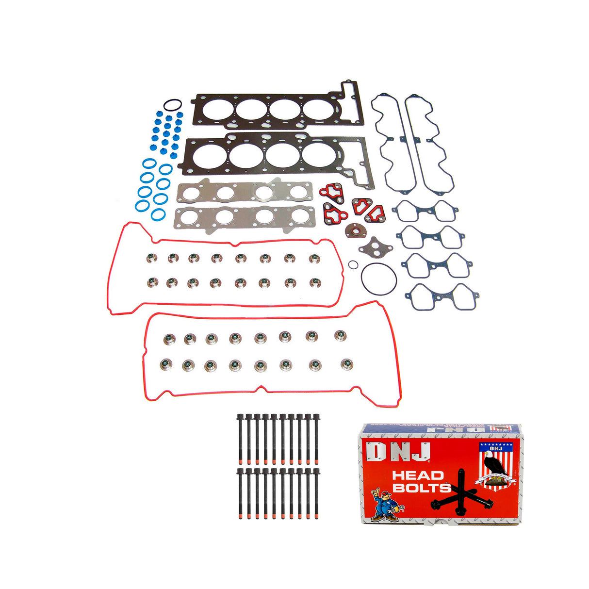 Cylinder Head Gasket set with Head Bolt Kit 1993-1994 Cadillac 4.6L