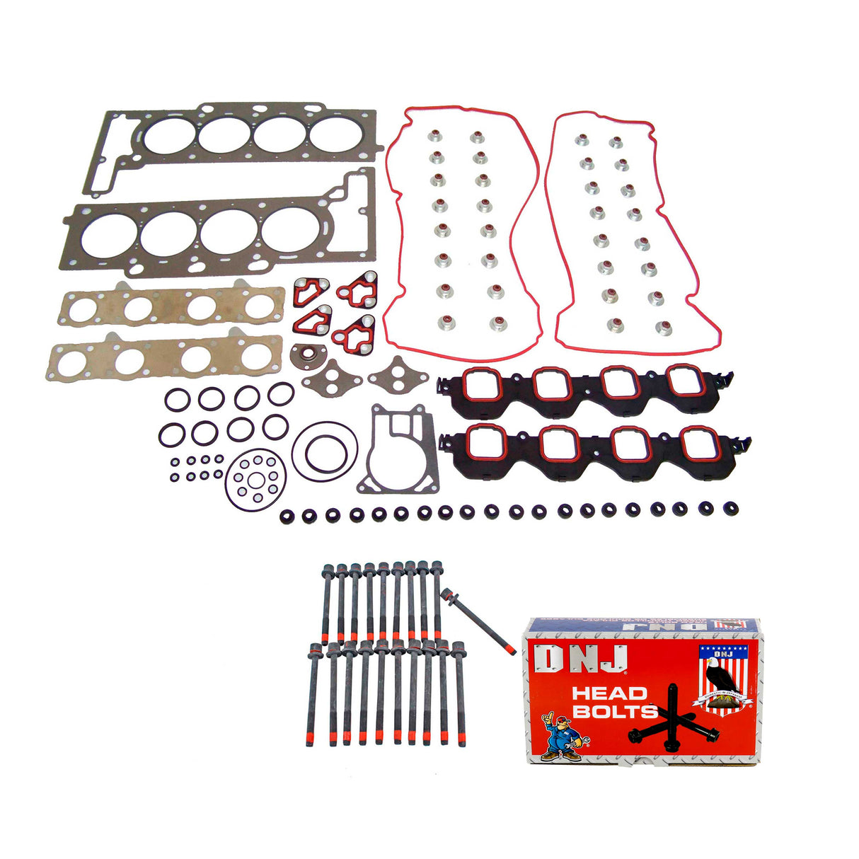 Cylinder Head Gasket set with Head Bolt Kit 1995-1999 Cadillac 4.6L