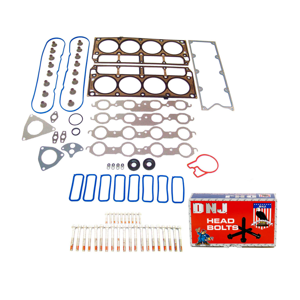 Cylinder Head Gasket set with Head Bolt Kit 2004-2005 Cadillac, Chevrolet, Pontiac 5.7L V8