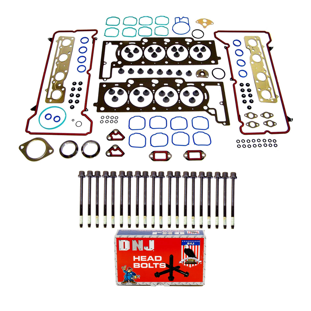 Cylinder Head Gasket set with Head Bolt Kit 2004-2011 Buick,Cadillac,Pontiac 4.6L