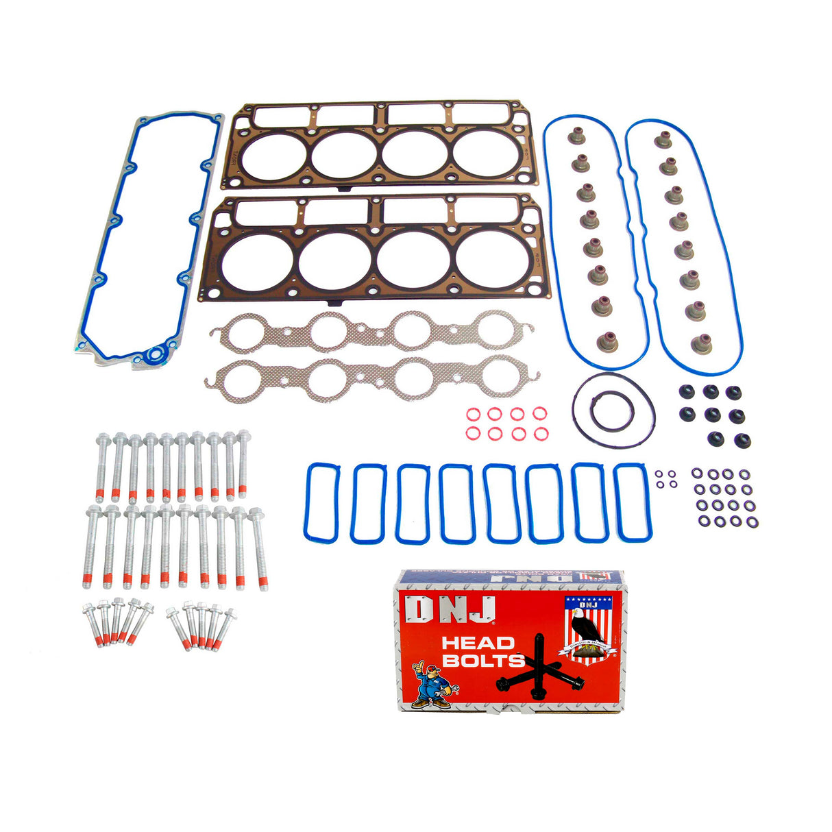 Cylinder Head Gasket set with Head Bolt Kit 2005-2007 Cadillac,Chevrolet,Pontiac 6.0L