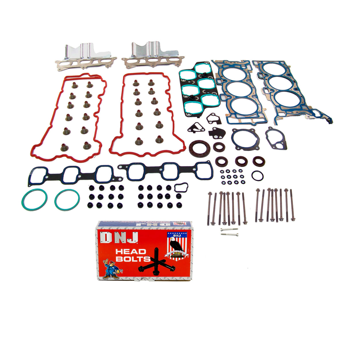 Cylinder Head Gasket set with Head Bolt Kit 2007-2008 Buick,GMC,Saturn 3.6L