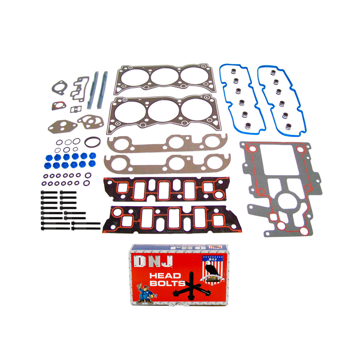 Cylinder Head Gasket set with Head Bolt Kit 1991-1995 Buick,Oldsmobile,Pontiac 3.8L