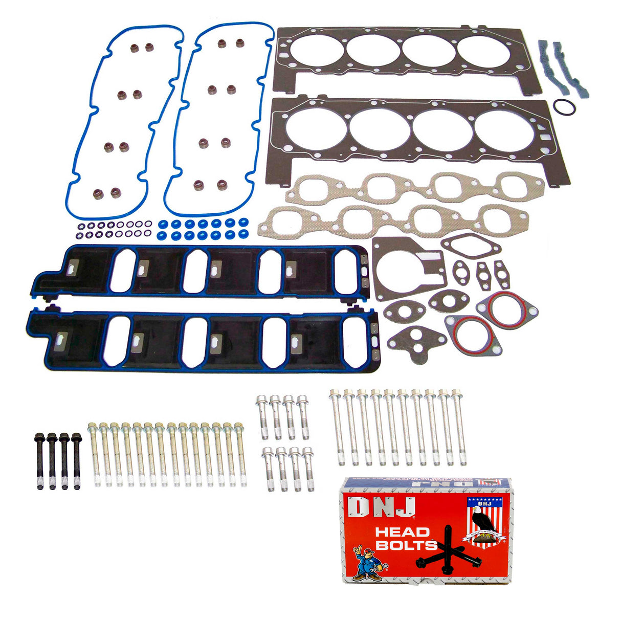 Cylinder Head Gasket set with Head Bolt Kit 2001-2007 Chevrolet,GMC 8.1L