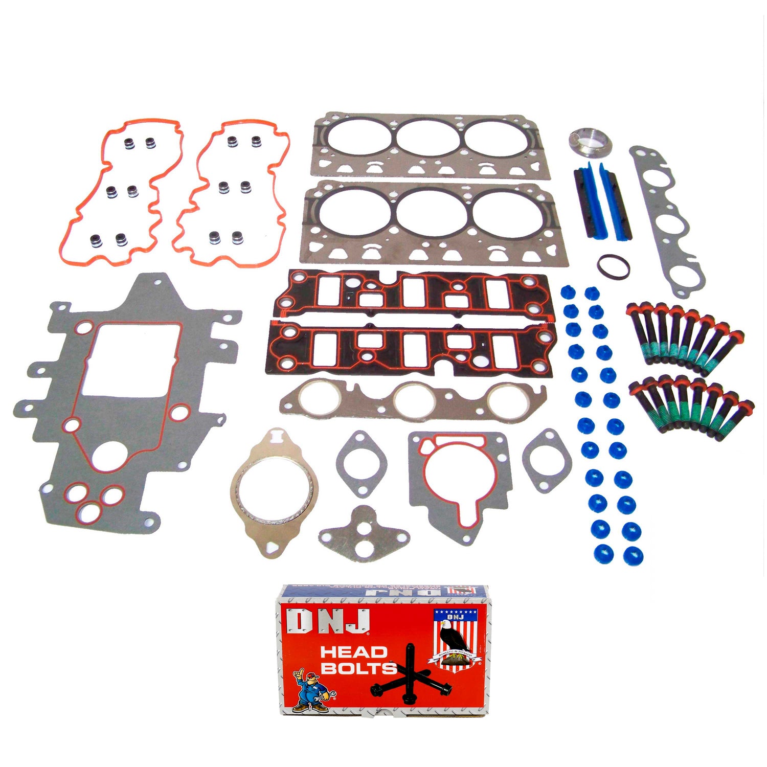 Cylinder Head Gasket set with Head Bolt Kit 1998-2005 Buick,Chevrolet,Oldsmobile,Pontiac 3.8L