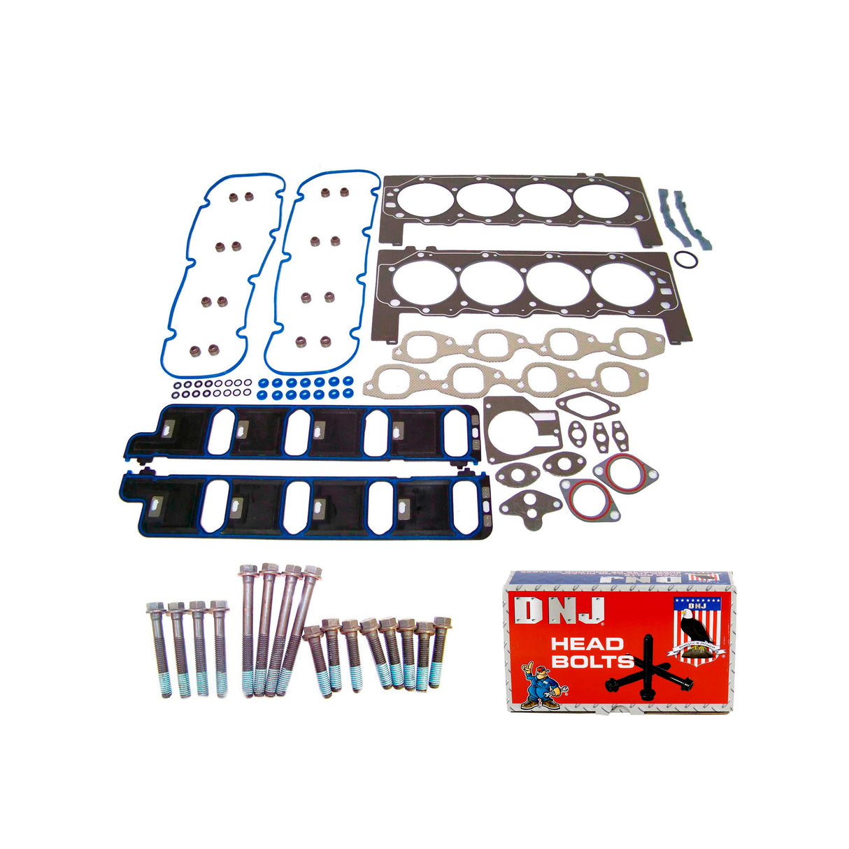 Cylinder Head Gasket set with Head Bolt Kit 1990-1995 Buick,Chevrolet,Oldsmobile,Pontiac 3.8L
