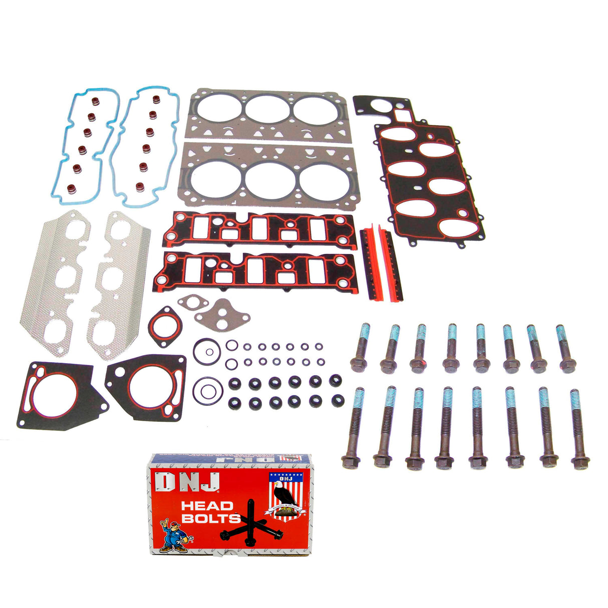 Cylinder Head Gasket set with Head Bolt Kit 1997-2002 Chevrolet,Pontiac 3.8L