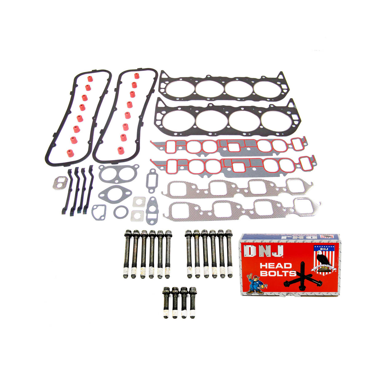 Cylinder Head Gasket set with Head Bolt Kit 1970-1979 Chevrolet,GMC 7.4L