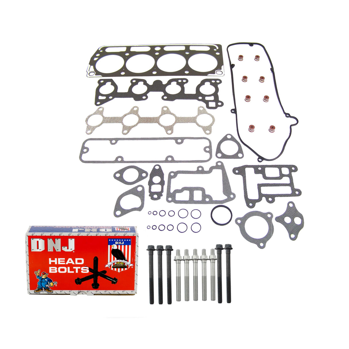 Cylinder Head Gasket set with Head Bolt Kit 1994-1997 Chevrolet,GMC,Isuzu 2.2L