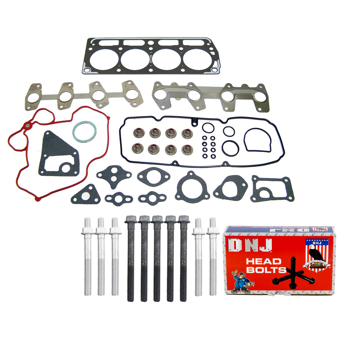 Cylinder Head Gasket set with Head Bolt Kit 1998-2003 Chevrolet,GMC,Isuzu,Pontiac 2.2L
