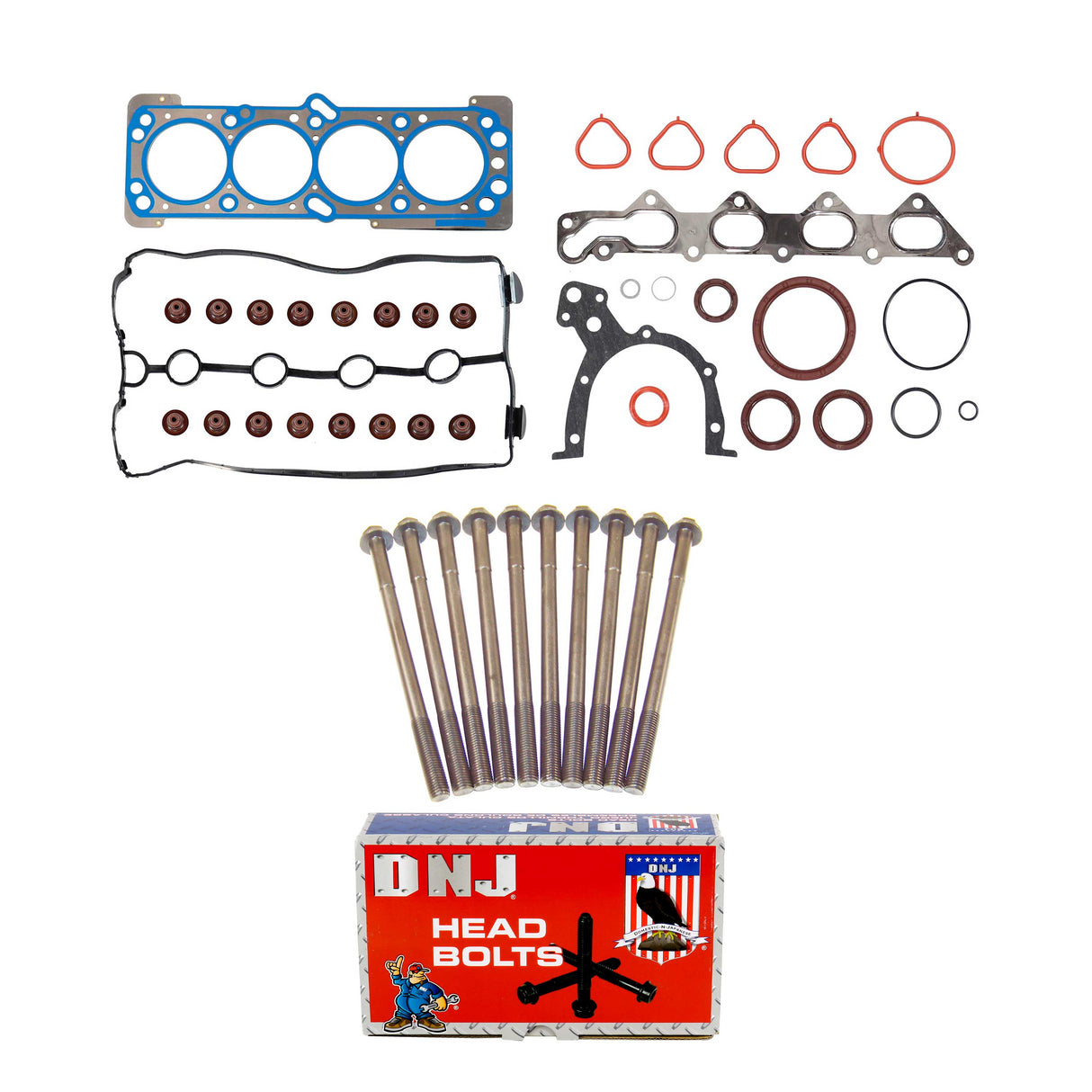 Cylinder Head Gasket set with Head Bolt Kit 2006-2008 Chevrolet 1.6L