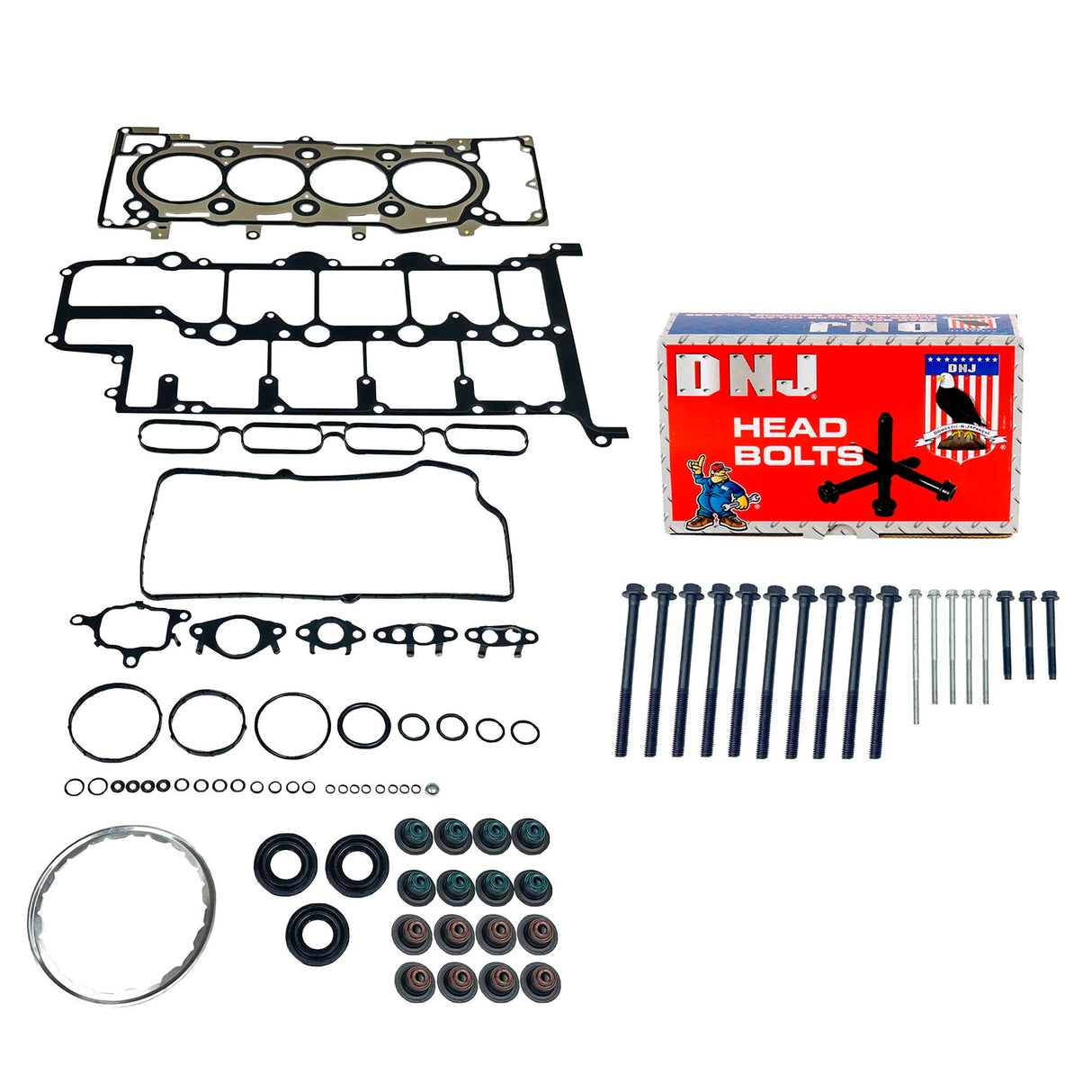Cylinder Head Set with Head Bolt Kit 2019-2022 GM 2.0L