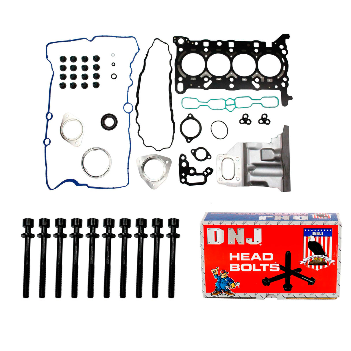 Cylinder Head Set with Head Bolt Kit 2016-2022 GM 1.4L Y 1.5L