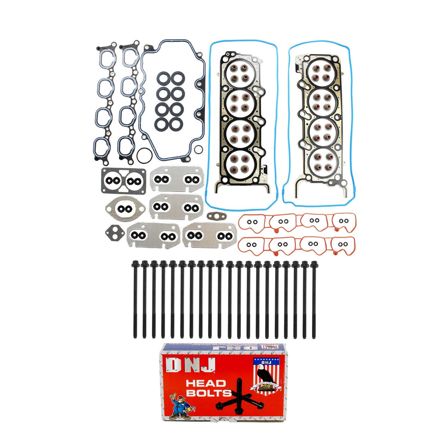 Cylinder Head Gasket set with Head Bolt Kit 2003-2004 Ford 4.6L V8 Mustang