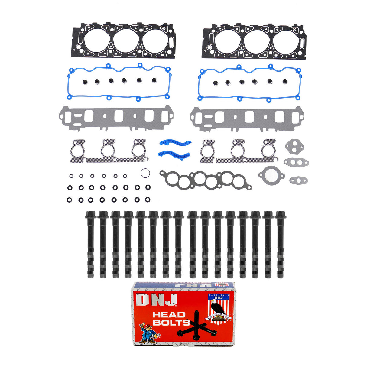 Cylinder Head Gasket set with Head Bolt Kit 1996-1998 Ford,Mazda 3.0L